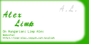 alex limp business card